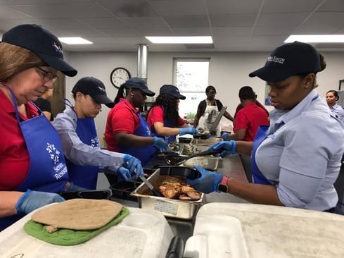 AllSouth Team Serves Meals